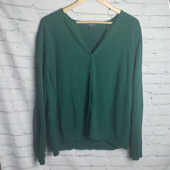 Lands' End Sweaters - Land's End Green Sweater/Cardigan